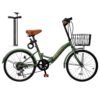 717a6yfMy7L Mixiu Folding Bicycle 6 Speed Shifters High Carbon Steel Frame