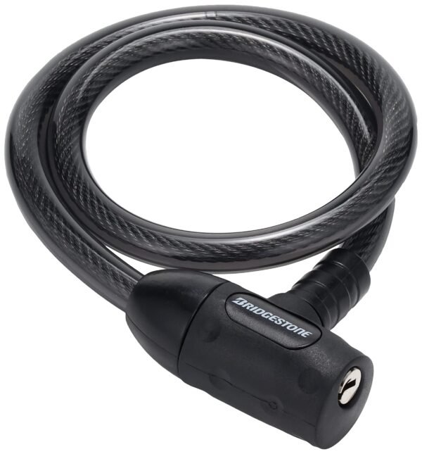 Bridgestone Bicycle Key Wire Lock Black Anti Theft Security